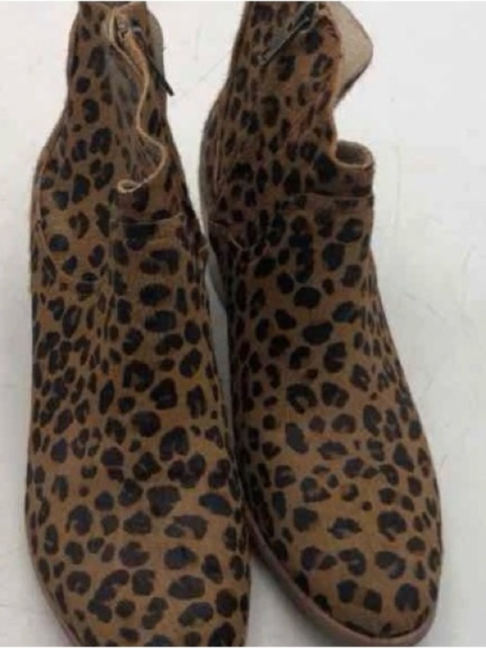 UGG Leopard Print Ankle Boots in Brown and Black NWT